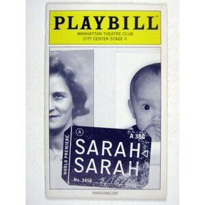 Sarah Sarah Playbill May 2004 Andrew Katz Lori Prince Richard Masur
